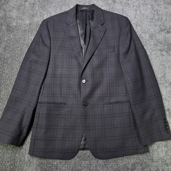 Ralph Lauren Other - Ralph‎ Lauren Black Label Sport Coat Mens 38R Windowpane Blazer Suit Jacket Gray